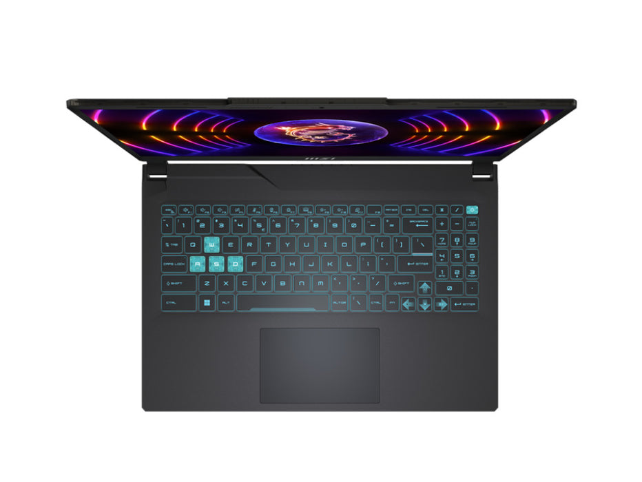 MSI Cyborg 15 Gaming Laptop, i7-13620H, 8GB DDR5, 512GB SSD, 15.6 Inch FHD 144 Hz, RTX 3050 4GB, RGB Backlite KB, DOS, Steel Gray | 9S7-15K111-636