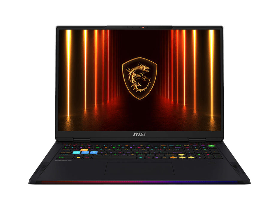 MSI Raider 18HX AI A2XWJG-452US Gaming Laptop, Ultra 9-285HX , 64GB, 2TB SSD, 18" QHD+ 240Hz, RTX 5090 24GB, SteelSeries Per-Key RGB, Win 11, Black | A2XWJG-452US