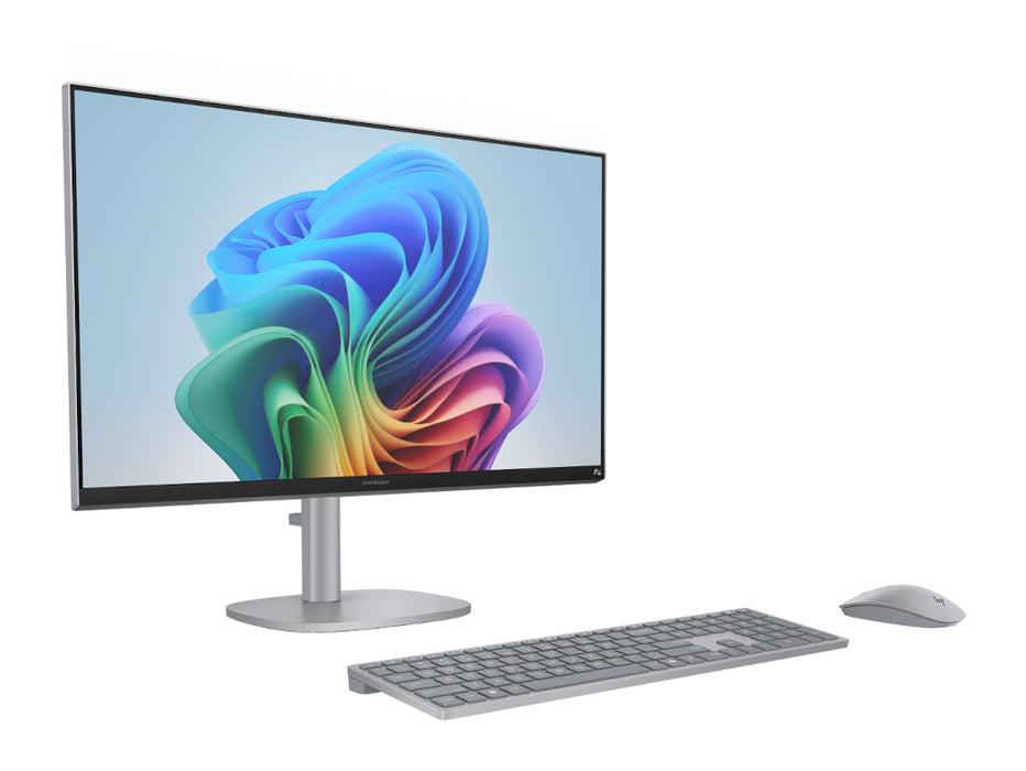 HP OmniStudio X All-in-One Desktop AI PC 27, Intel Ultra 7 256V, 16GB, 1TB SSD, 27 Inch FHD Touchscreen, Windows 11, HP KB & Mouse Combo, Silver | A31U4AV-1