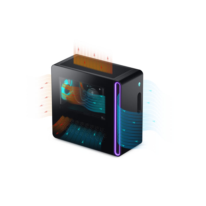 Dell Alienware - Aurora R16 Gaming Desktop - Intel Core i7-14700F, 16GB DDR5, 1TB SSD, NVIDIA GeForce RTX 4060Ti 8GB, Windows 11, Keyboard, Black | AWAUR16-7899BLK-PUS
