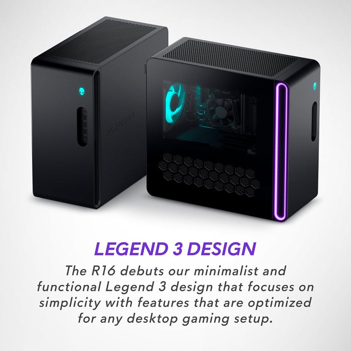 Dell Alienware - Aurora R16 Gaming Desktop - Intel Core i7-14700F, 16GB DDR5, 1TB SSD, NVIDIA GeForce RTX 4060Ti 8GB, Windows 11, Keyboard, Black | AWAUR16-7899BLK-PUS