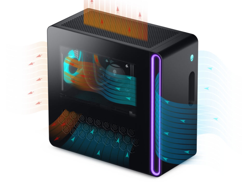 Dell Alienware Aurora R16 Gaming Desktop, Intel Ultra 9-285K, 32GB DDR5, 1TB SSD, RTX 5080 16GB, Windows 11, Dell Keyboard & Mouse, Black Color | ‎DACT1250-9575BLK-PUS