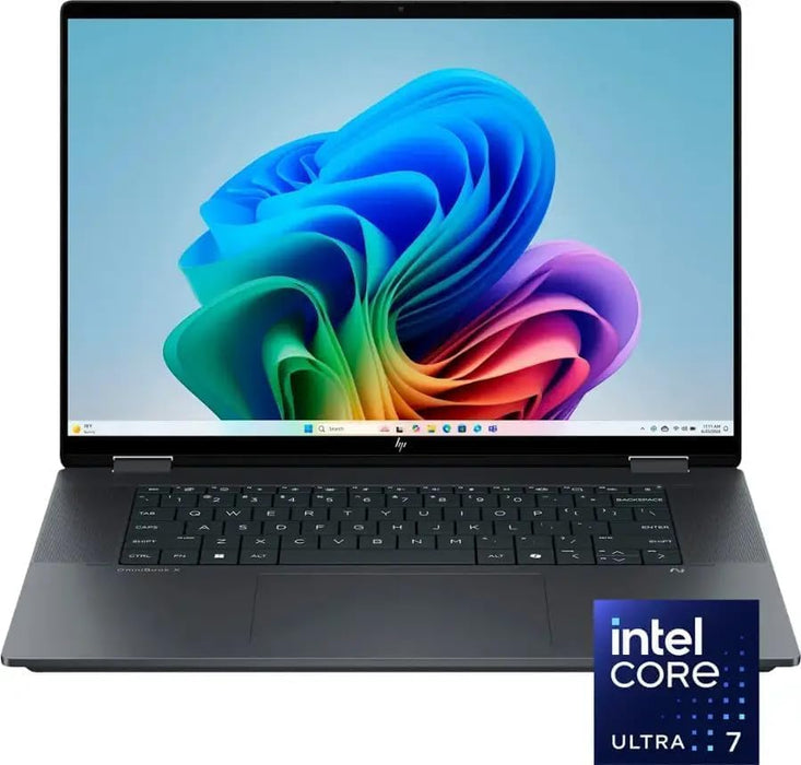 HP - OmniBook X Flip 16-as0023dx 2-in-1 - Copilot Laptop - Intel Core Ultra 7 256V, 16GB, 1TB SSD, 16 Inch 2K Touchscreen, Win 11, Eclipse Gray | B5UH1UA