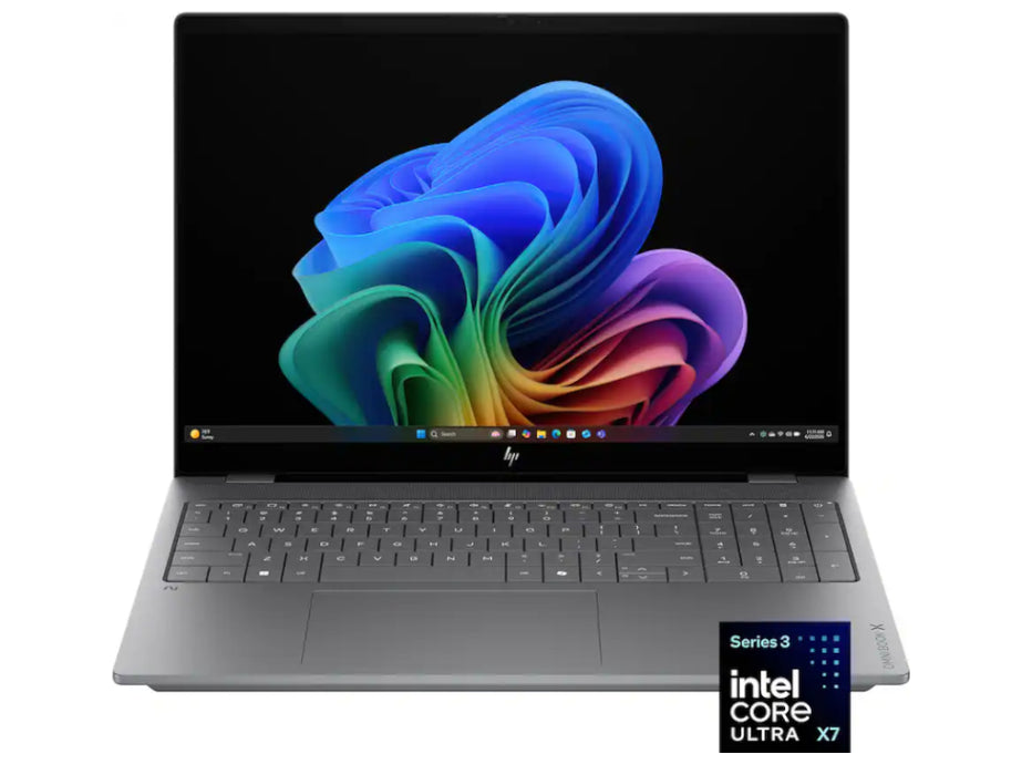 HP OmniBook X Business Laptop, Intel Core UltraX 7-358H, 16 Inch 2K OLED Touch Display, Intel Arc B390, Windows 11, Meteor Silver Color | CL2U7UA