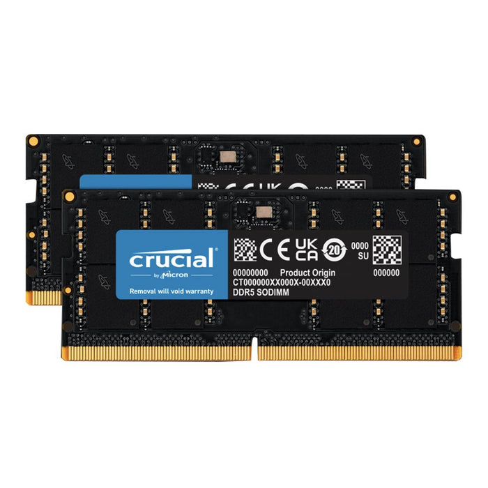Crucial RAM 64GB Kit (2x32GB) DDR5 5600MHz Laptop Memory | CT2K32G56C46S5