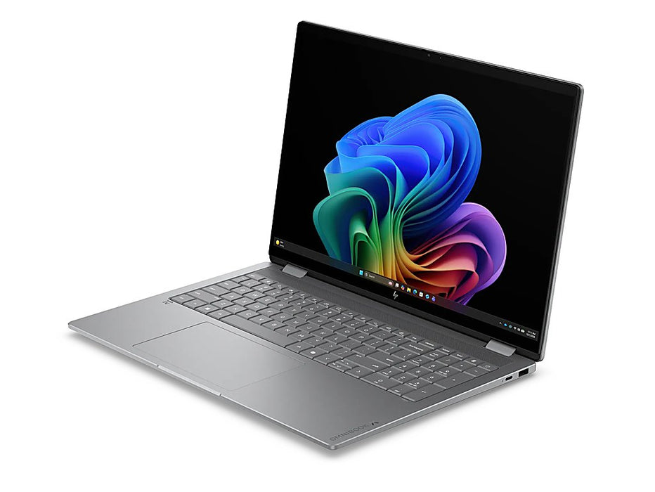 HP OmniBook X 16-BG0033DX Copilot+ PC, Ultra 9-386H, RTX 5050 8GB, 16 Inch 2K OLED 120Hz Touchscreen, Windows 11, Meteor Silver | D3QX5UA