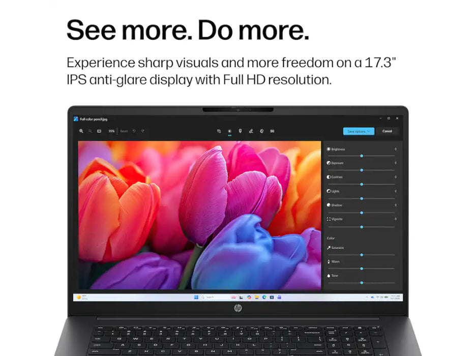 HP OmniBook 3 AI PC 17-dg0000, Ultra 7-255U, 17.3 Inch FHD, Windows 11, Mica Silver | D7NF3UA