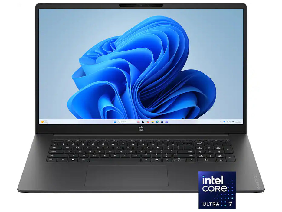 HP OmniBook 3 AI PC 17-dg0000, Ultra 7-255U, 17.3 Inch FHD, Windows 11, Mica Silver | D7NF3UA