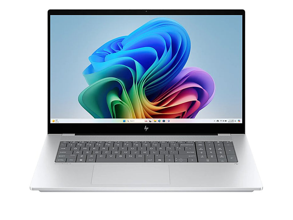 HP OmniBook X 17-DD0003DX Copilot+ PC, Ultra 7-256V, 17.3 Inch FHD Touch, Windows 11, Glacier Silver | D83Y2UA