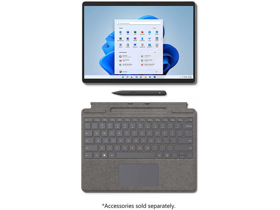 Microsoft Surface Pro 8 2-In-1 Tablet, Inte Quad Core i7, 16GB, 1TB SSD, 13 inch FHD+ Touch, Windows 10 pro, Platinum Color | EED-00016