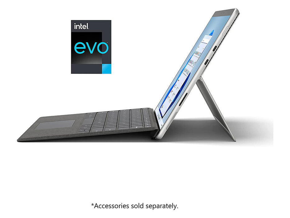 Microsoft Surface Pro 8 2-In-1 Tablet, Inte Quad Core i7, 32GB, 1TB SSD, 13 inch FHD+ Touch, Windows 10 pro, Platinum Color | EHB-00002