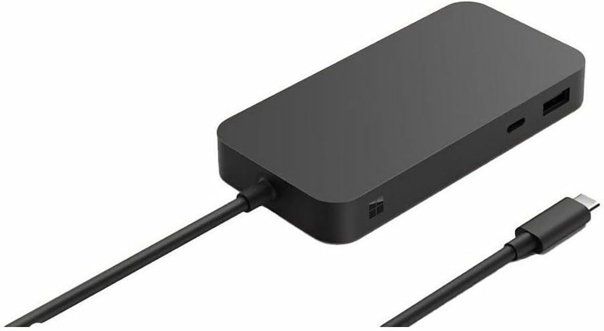 Microsoft Surface USB4 Dock Includes 2 USB-C, USB-A, HDMI 2.1, and Ethernet ports, USB-C power, Up to 65W of power, Black | EP2-20003