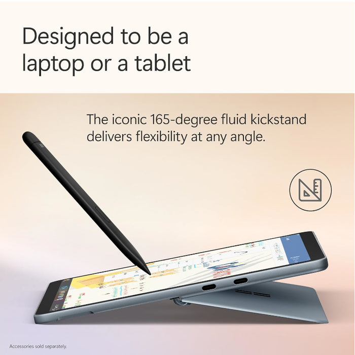 Microsoft Surface Pro 12th Edition Copilot+ PC Edition, Snapdragon X Plus CPU, 16GB, 512GB, 12 Inch Touchscreen, Windows 11 Home, Ocean Blue| EP2-27776