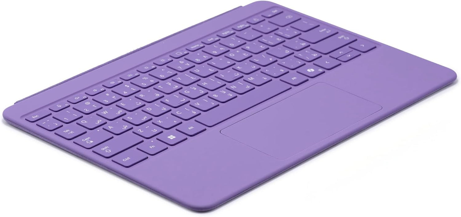 ‎Microsoft Surface Pro 12-Inch Keyboard for Pro 12, English / Arabic version, Violet Color | EP2-32725