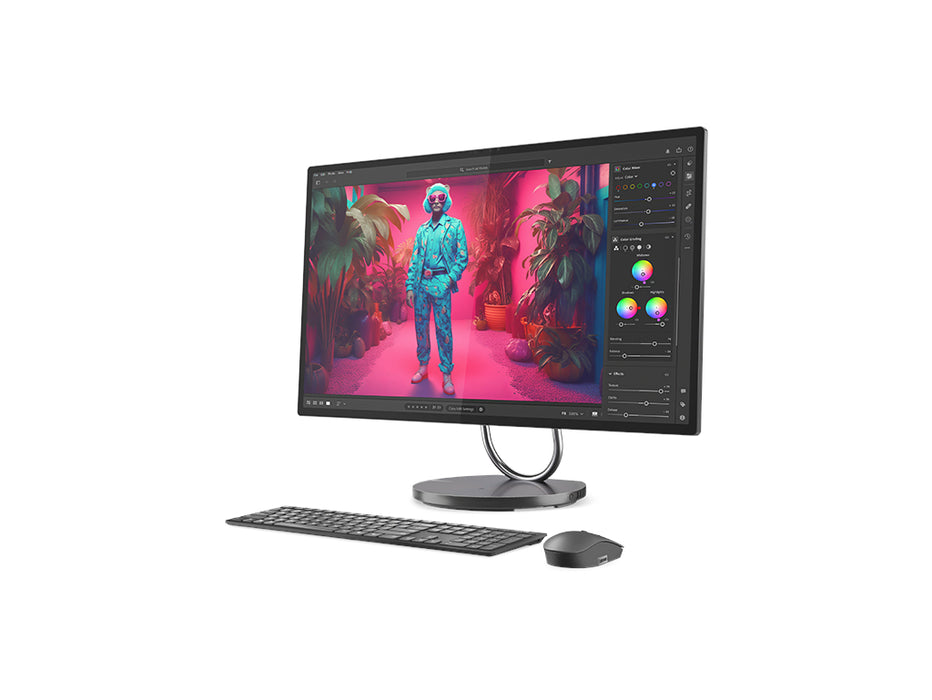 Lenovo Yoga All-in-One Desktop AI PC 31.5, Ultra 7 258V, 32GB, 1TB, RTX4050 6GB, 31.5 Inch UHD, Windows 11 Pro, Silver | F0HX000MUS
