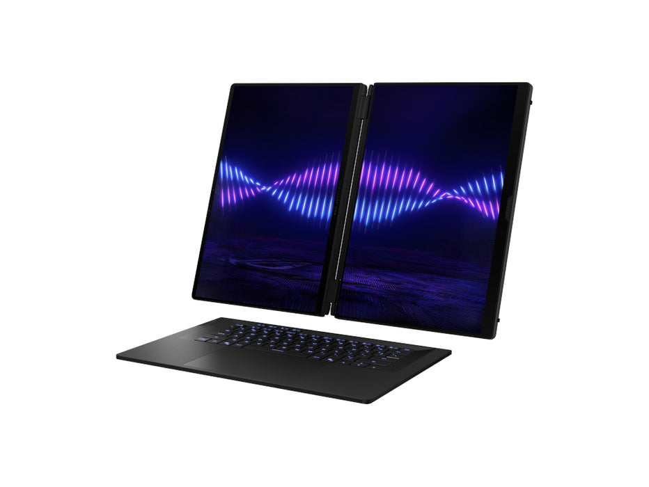 ASUS ROG Zephyrus Duo Dual 16 Inch OLED Gaming Laptop, Ultra 9 386H, Dual 16 Inch OLED 3K 120 Hz, RTX 5070Ti 12GB, Windows 11, Stellar Grey | GX651AR-DB96