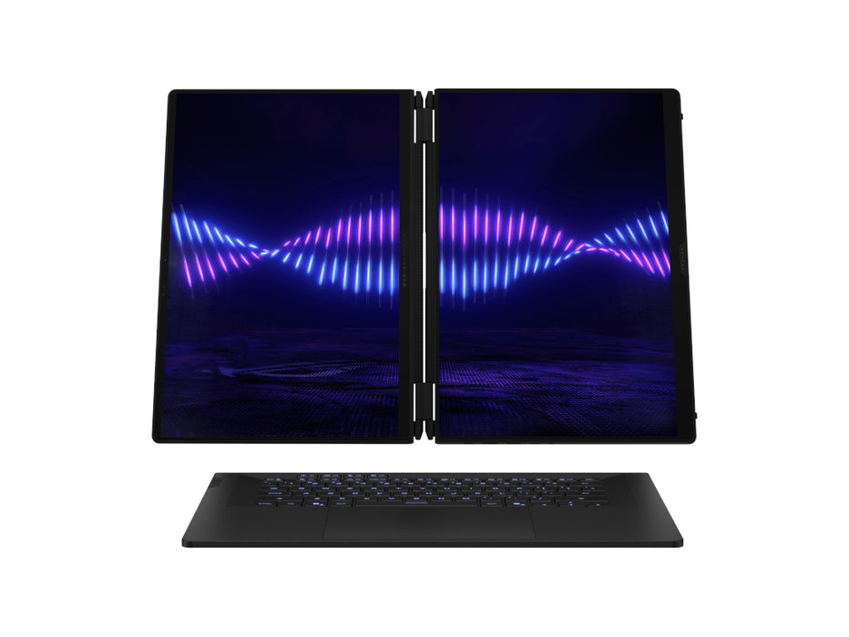 ASUS ROG Zephyrus Duo Dual 16 Inch OLED Gaming Laptop, Ultra 9 386H, Dual 16 Inch OLED 3K 120 Hz, RTX 5070Ti 12GB, Windows 11, Stellar Grey | GX651AR-DB96