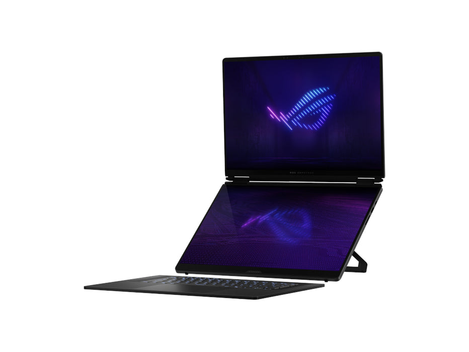 ASUS ROG Zephyrus Duo Dual 16 Inch OLED Gaming Laptop, Ultra 9 386H, Dual 16 Inch OLED 3K 120 Hz, RTX 5070Ti 12GB, Windows 11, Stellar Grey | GX651AR-DB96