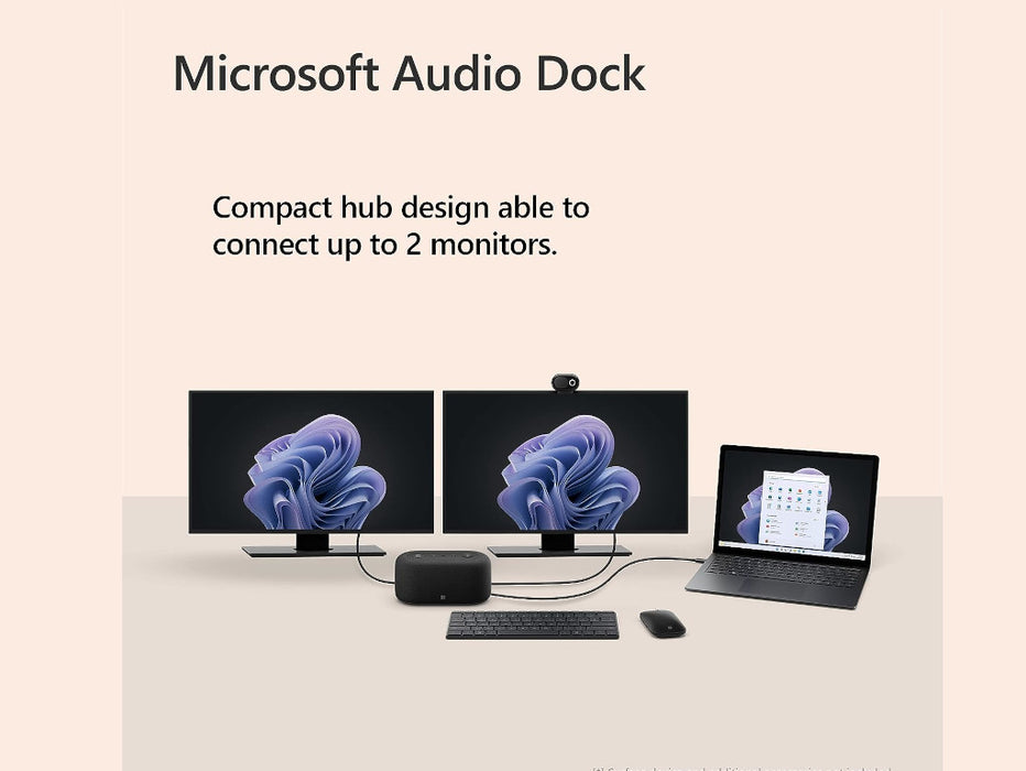 Microsoft Audio Dock, Microsoft Teams Certified Dock | IVG-00001