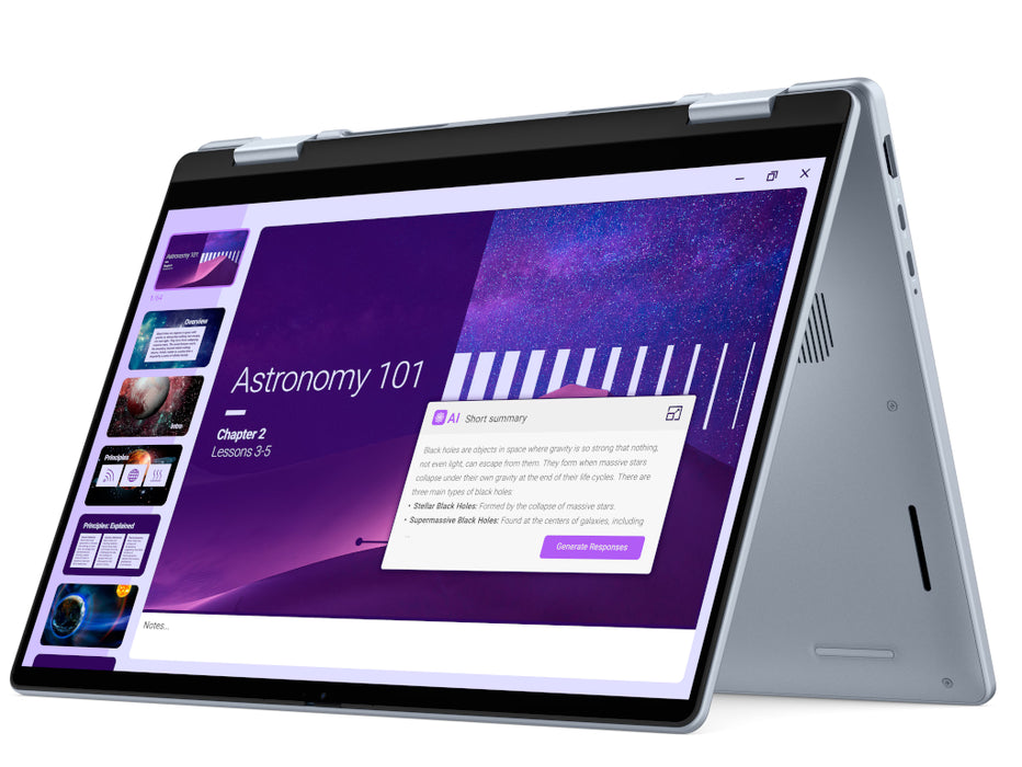 Dell Plus 14 Convertible 2-in-1 Copilot+ PC, Intel Core Ultra 9 288V, 14 Inch FHD+ Touch Display, Fingerprint, Windows 11, Ice Blue | LDB04250-9168BLU-PUS