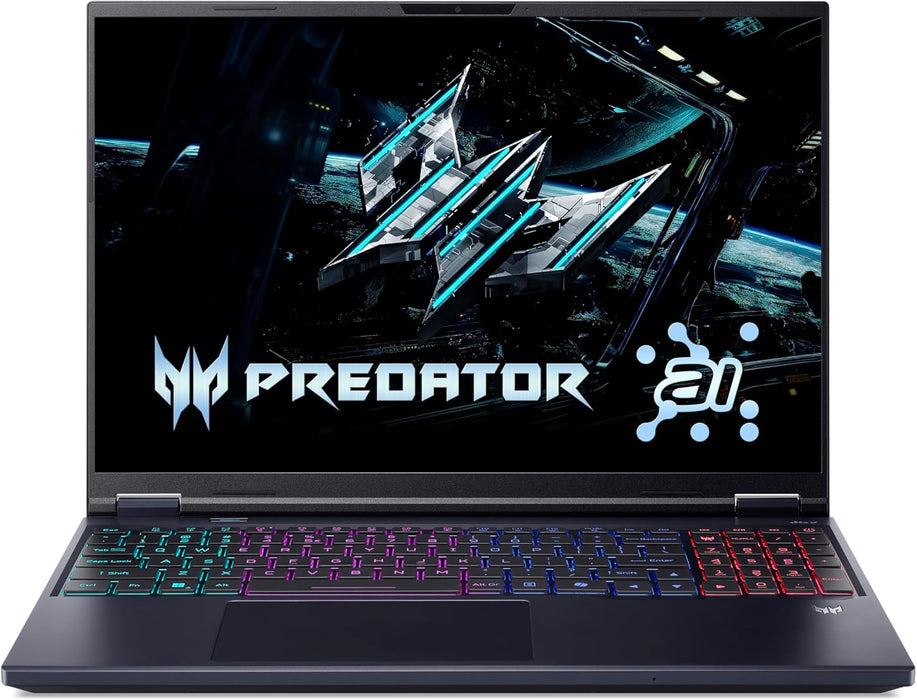 Acer Predator Helios NEO 16 AI PHN16 Gaming Laptop, Intel Ultra 9-275HX, 32GB, 1TB SSD, 16 Inch QHD 240Hz, RTX 5070 8GB, RGB Backlight, Windows 11, Black | NH.QX3EM.001
