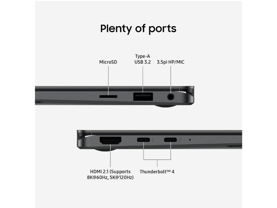 Samsung Galaxy Book5 Pro 360 Laptop Copilot+ PC,  Intel Core Ultra 7 256V, 16GB, 1TB SSD, 16 Inch AMOLED Touch Screen, Windows 11, Grey | NP960QHA-KG1US