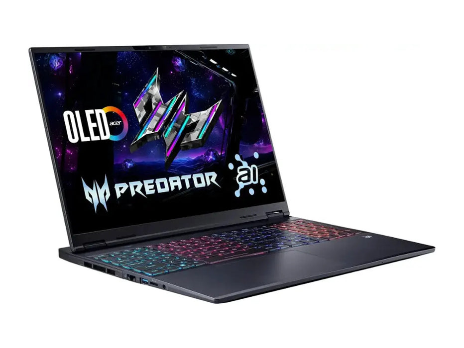 Acer Predator Helios NEO 16 AI PHN16 Gaming Laptop, Intel Ultra 9-275HX, 16GB, 1TB SSD, 16 Inch OLED 240Hz, RTX 5060 8GB, RGB Backlight, Windows 11, Obsidian Black | PHN16S-71-91AW