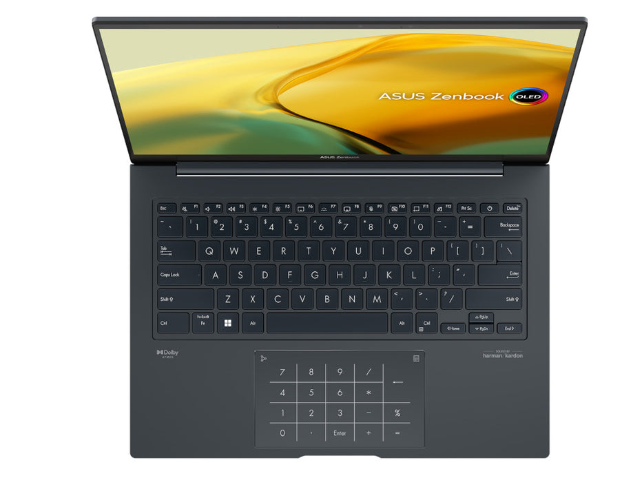 Asus ZenBook Q420VA Intel EVO Laptop, i7-13700H, 16GB, 512GB SSD, 14.5 Inch 3K OLED 120Hz Touch Display, Win 11, Inkwell Gray | Q420VA-EVO.I7512