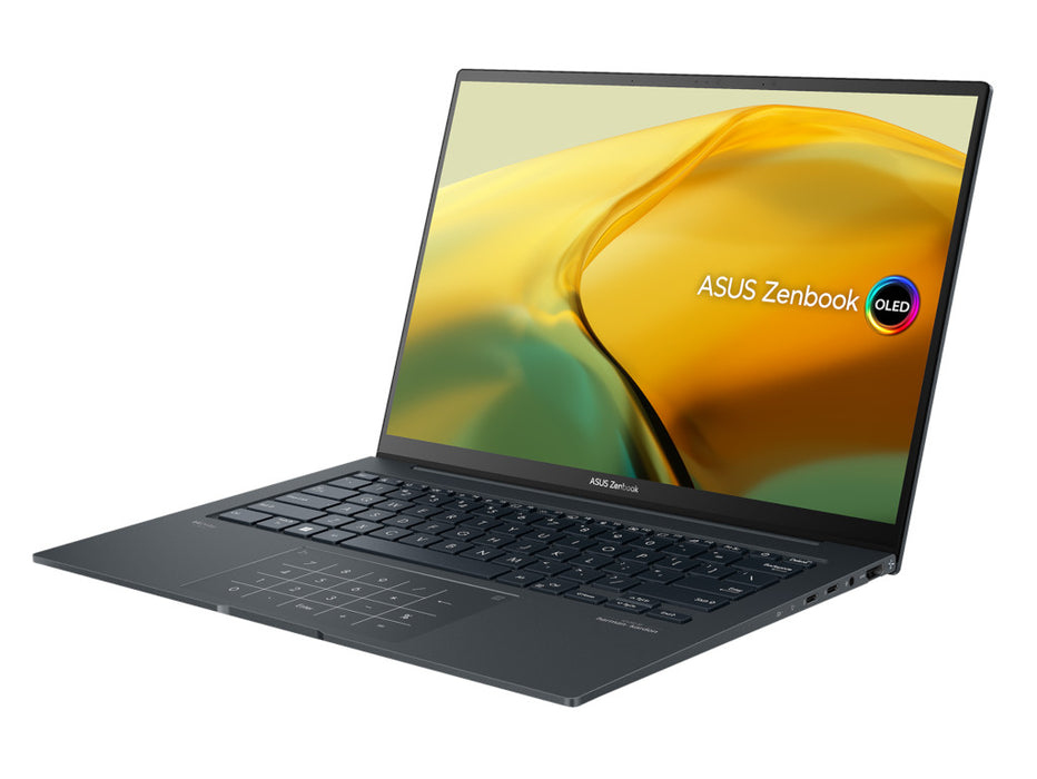 Asus ZenBook Q420VA Intel EVO Laptop, i7-13700H, 16GB, 512GB SSD, 14.5 Inch 3K OLED 120Hz Touch Display, Win 11, Inkwell Gray | Q420VA-EVO.I7512