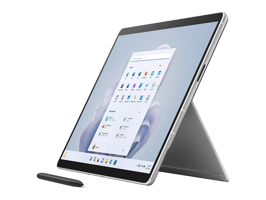 Microsoft Surface Pro 9 2-In-1 Tablet, Intel Core i5, 8GB, 256GB SSD, 13 inch FHD+ Touch, Windows 11 Home, Platinum Color | QEZ-00008