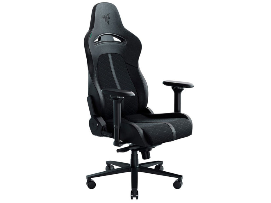 Razer Enki Gaming Chair, Ultimate All-Day Comfort, Built-in Lumbar Arch, Optimized Cushion Density, 152-Degree Recline, Black | RZ38-03720300-R3U1