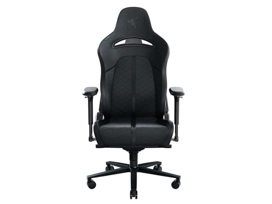 Razer Enki Gaming Chair, Ultimate All-Day Comfort, Built-in Lumbar Arch, Optimized Cushion Density, 152-Degree Recline, Black | RZ38-03720300-R3U1