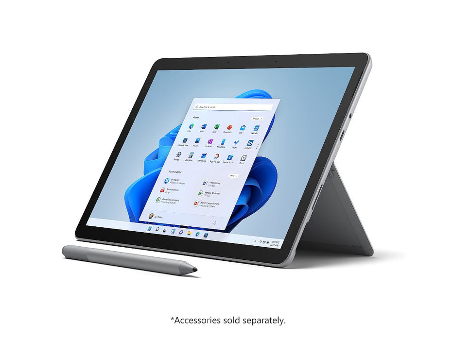 Microsoft Surface Go LTE Tablet, Intel M3 CPU, 8GB 128GB, 10.5 Inch HD+, Windows 10 Pro Silver Color | SUF-00001