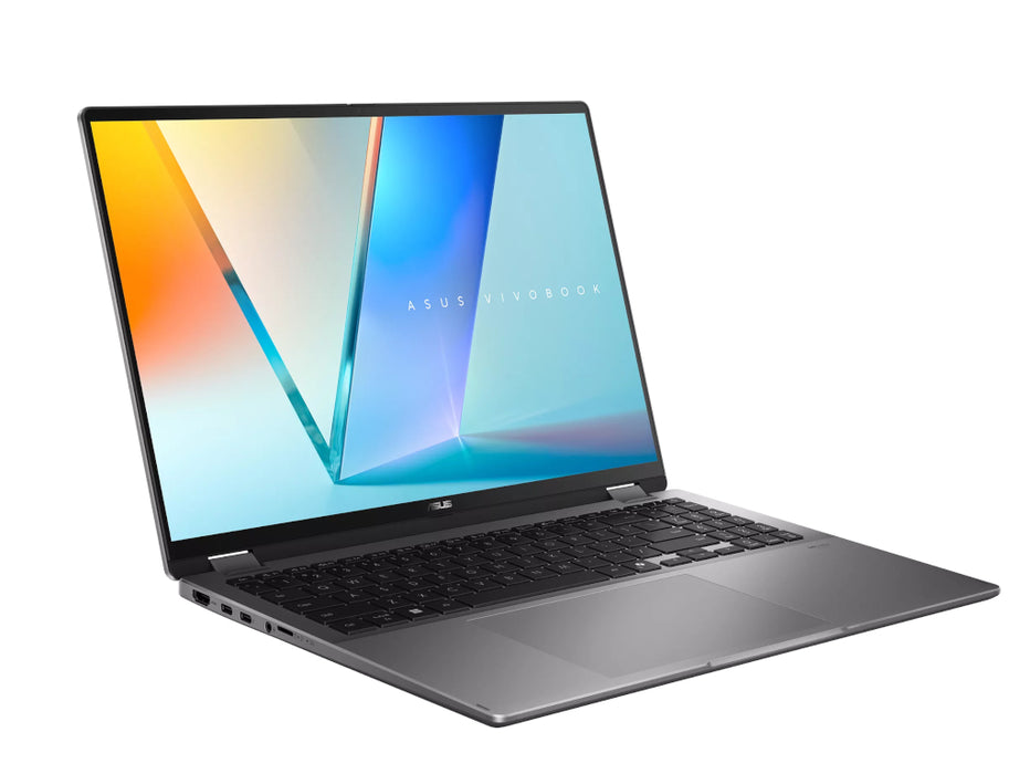 ASUS Vivobook 16 Flip Laptop, Ultra 9-386H, 32GB, 1TB SSD, 16 Inch OLED WUXGA Touch, Windows 11, Gray Color | TP3607AA-IS99T