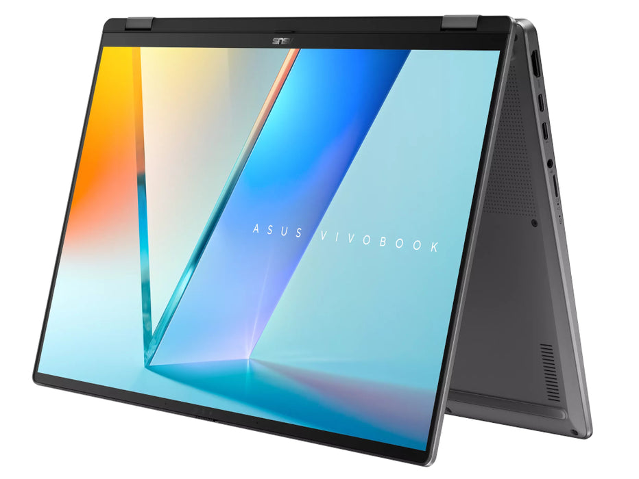ASUS Vivobook 16 Flip Laptop, Ultra 9-386H, 32GB, 1TB SSD, 16 Inch OLED WUXGA Touch, Windows 11, Gray Color | TP3607AA-IS99T