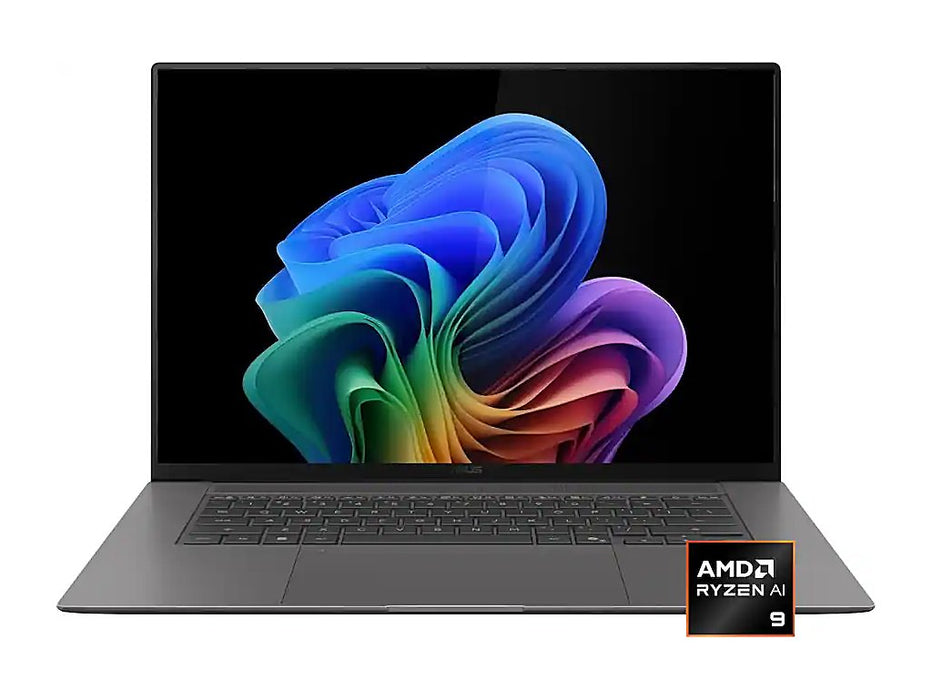 ASUS Zenbook S16 Copilot+ PC Laptop, AMD Ryzen AI 9 465, 16 Inch 3K OLED 120Hz Touchscreen, Windows 11 Home, Antrim Gray | UM5606GA-ZB