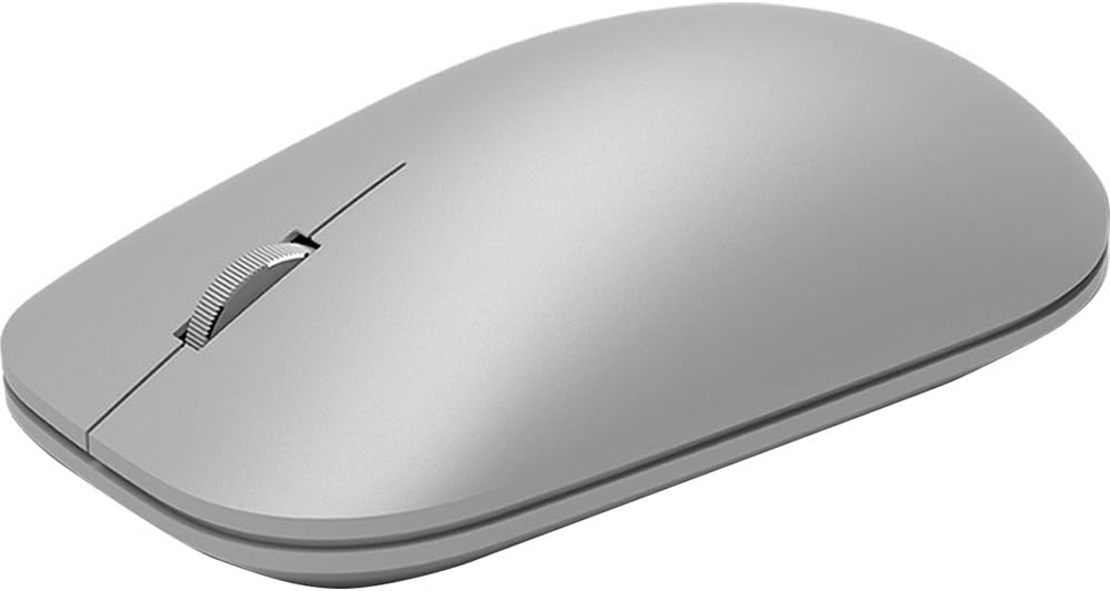 Microsoft Surface Bluetooth Mouse, 2.4 GHz, Up to 10m, Bluetooth, Gray Color | WS3-00008