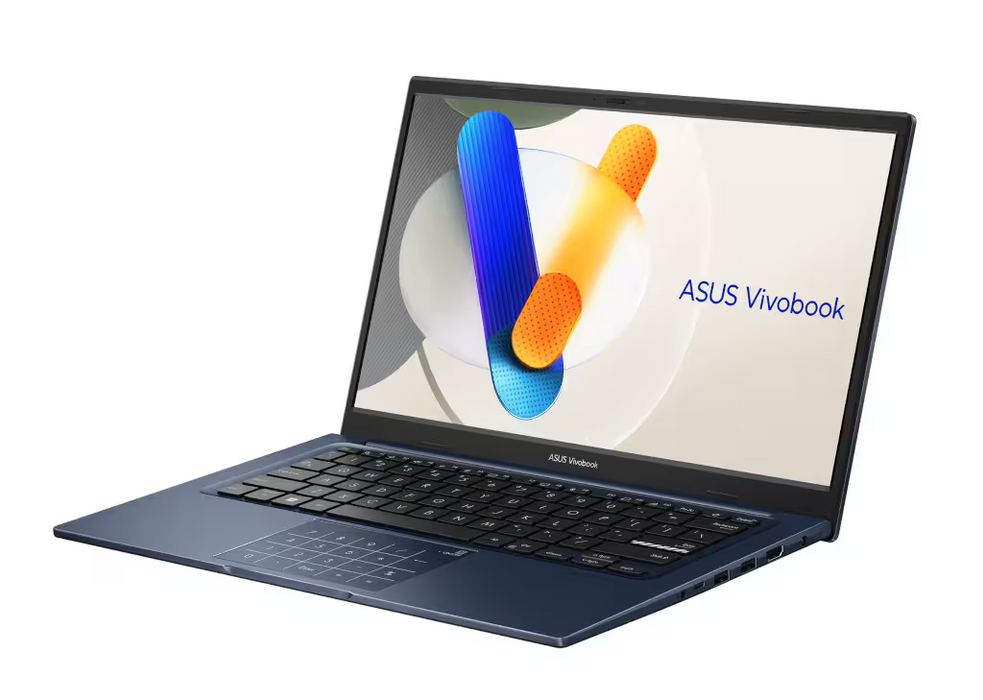 ASUS Vivobook 14 Laptop, Intel i7-1355U, 12GB, 512GB SSD, 14 Inch FHD, Intel UHD Graphics, Windows 11, Quiet Blue | X1404VA-I712512