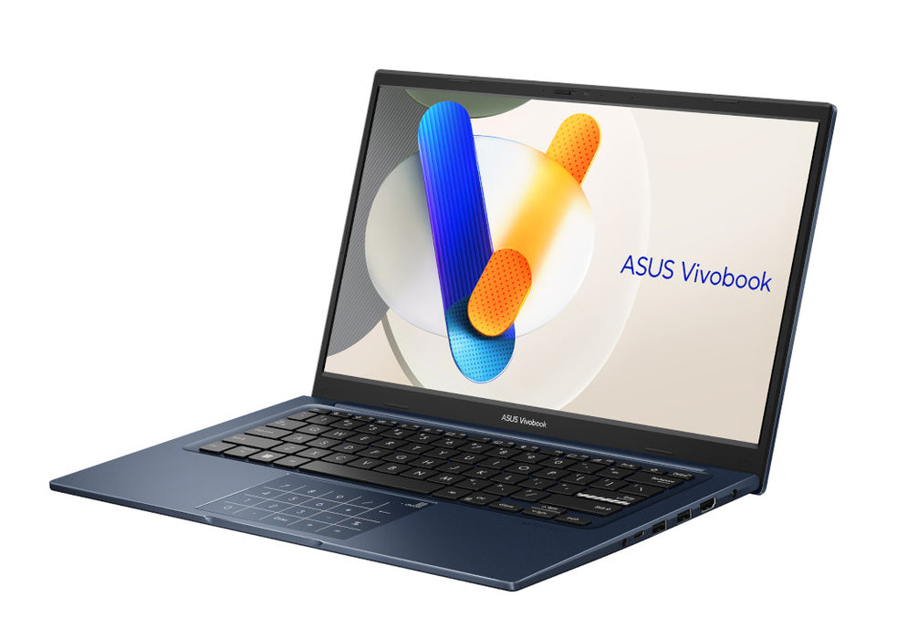 ASUS Vivobook 14 Laptop, Intel i7-1355U, 12GB, 512GB SSD, 14 Inch FHD, Intel UHD Graphics, Windows 11, Quiet Blue | X1404VA-I712512
