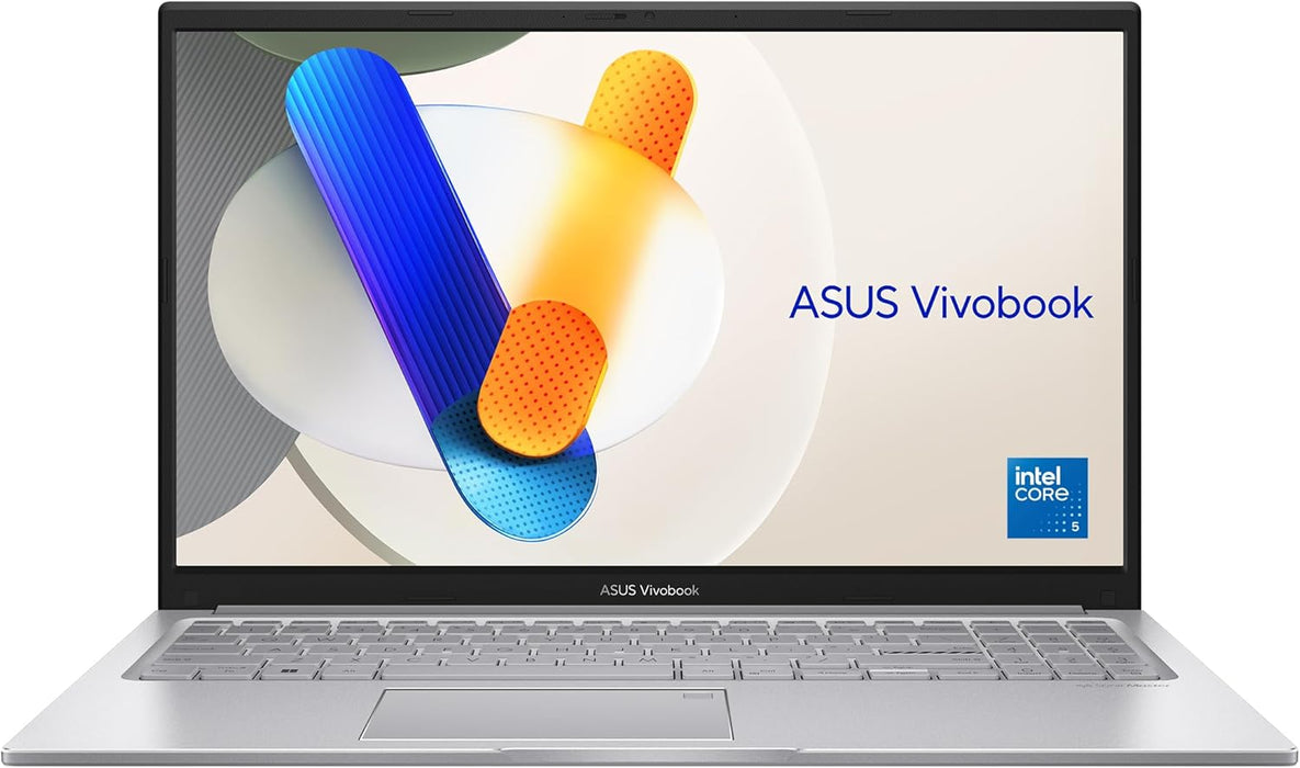 ASUS Vivobook X1504VA Laptop, Intel Core i7-1355U, 16GB, 512GB SSD, 15.6 inch FHD, Iris Xe Graphics, Win 11, Cool Silver | X1504VA-BQ715W - No Box