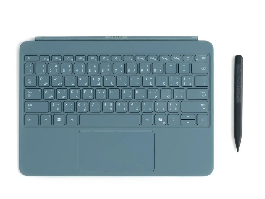 Microsoft Surface Pro Keyboard With Slim Pen 2, Ocean Blue Color, Slate | EP2-33075