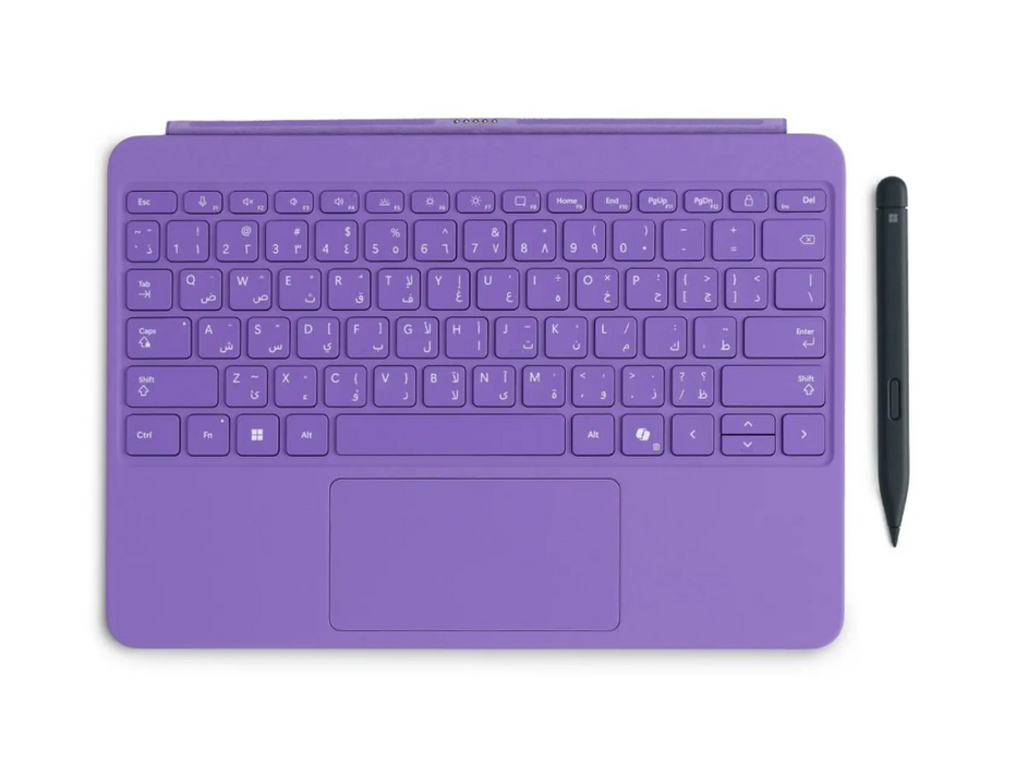 Microsoft Surface Pro Keyboard With Slim Pen 2, Violet Color, Slate | EP2-33102