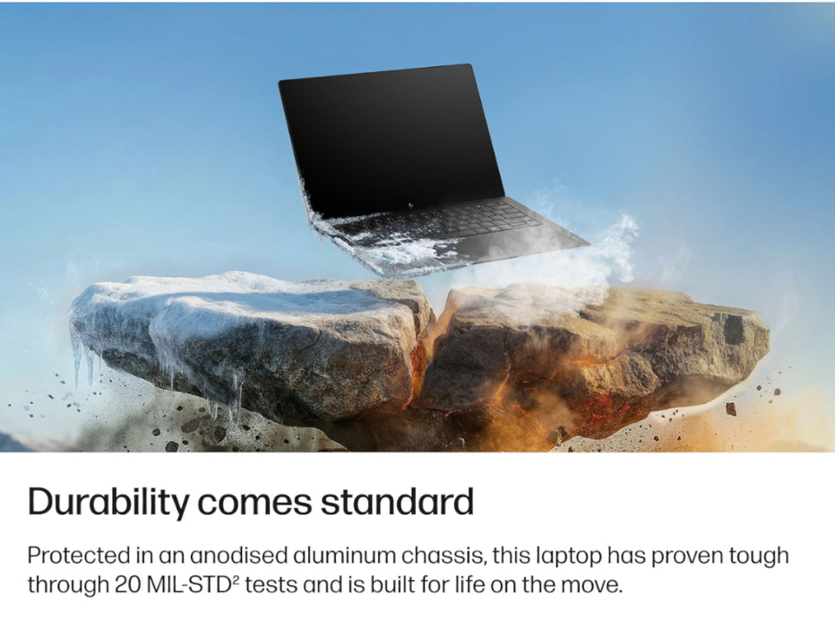 HP OmniBook Ultra Next Gen AI 14 Inch Laptop, Ultra 7-356H, 32GB, 14 Inch 3K OLED Multitouch, Windows 11, Silk Sand Color | C2NM8AV-1