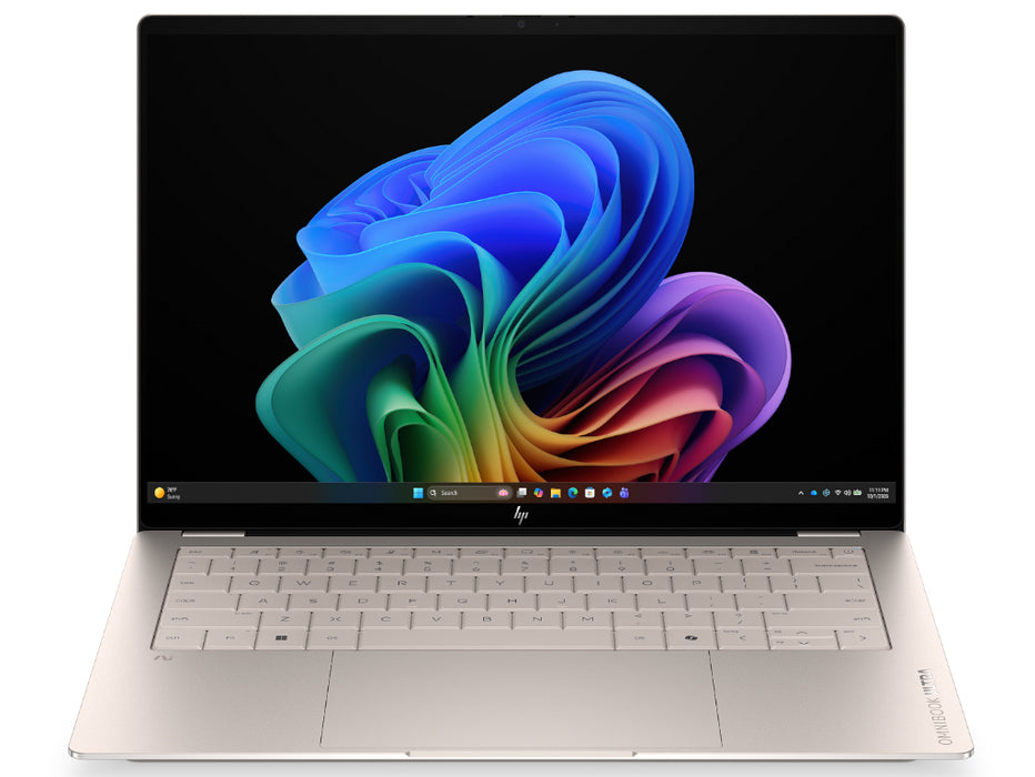 HP OmniBook Ultra Next Gen AI 14 Inch Laptop, Ultra 7-356H, 32GB, 14 Inch 3K OLED Multitouch, Windows 11, Silk Sand Color | C2NM8AV-1