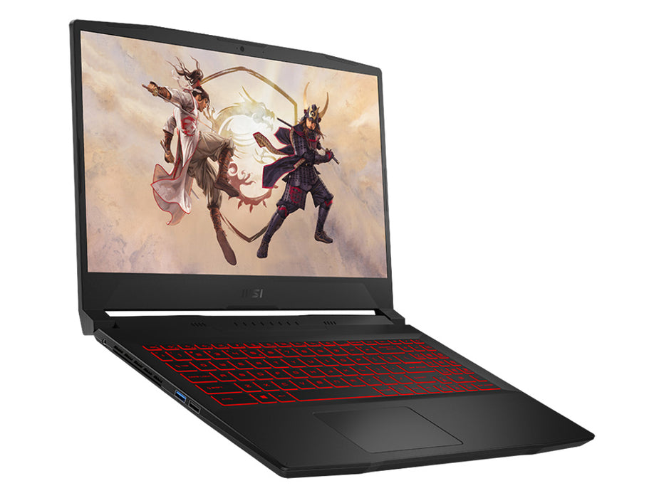 MSI Katana GF66 Gaming Laptop, i7-11800H, 16GB, 512GB SSD, 15.6 IPS FHD 144Hz, NVIDIA RTX 3060 6GB, Windows 11, Black Color | 11UE-1000UK