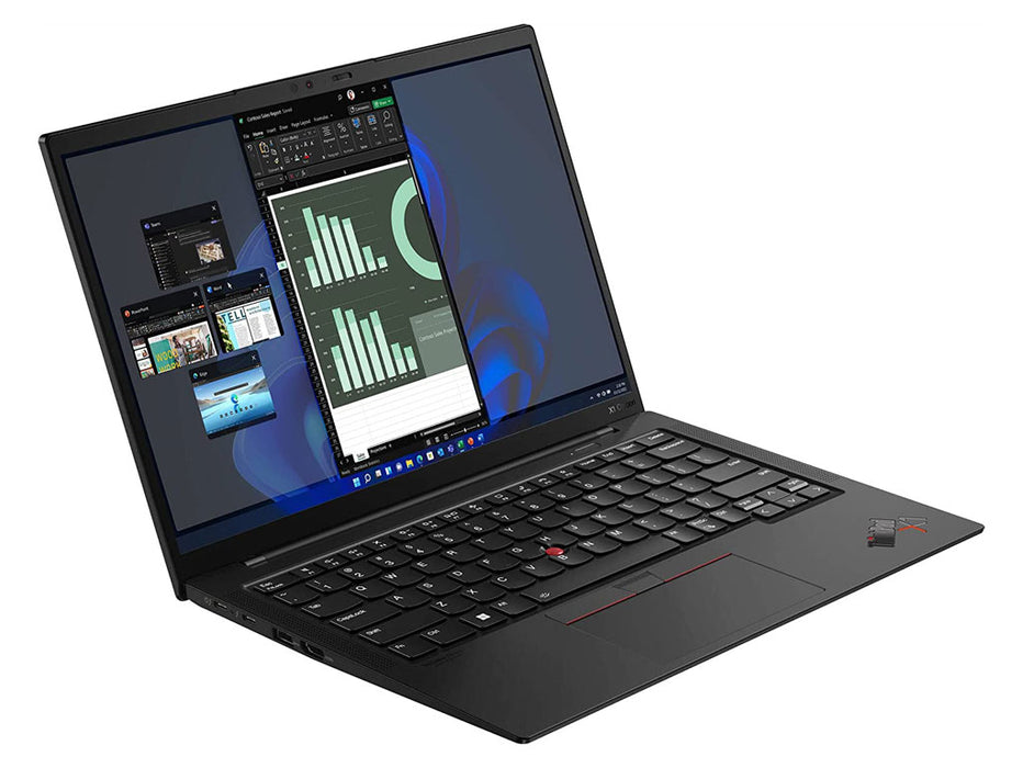 Lenovo ThinkPad X1 Carbon Gen 10 Laptop Notebook, i7-1255U, 16GB, 1TB SSD, 14 Inch WUXGA Display, Windows 11 Pro, Black | 21CB003DGR