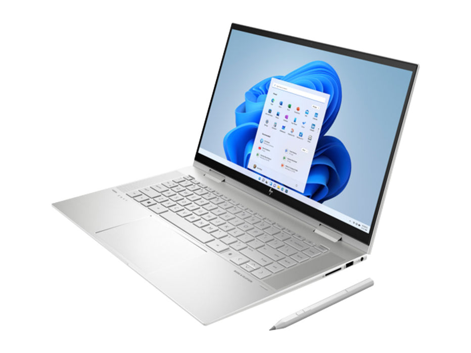 HP Envy x360 15t Convertible Laptop, Intel Core i7, 16GB 512GB SSD, 15.6 inch FHD, NVIDIA GeForce MX450 2GB, Windows 10 Silver Color | 464Z2AV-4