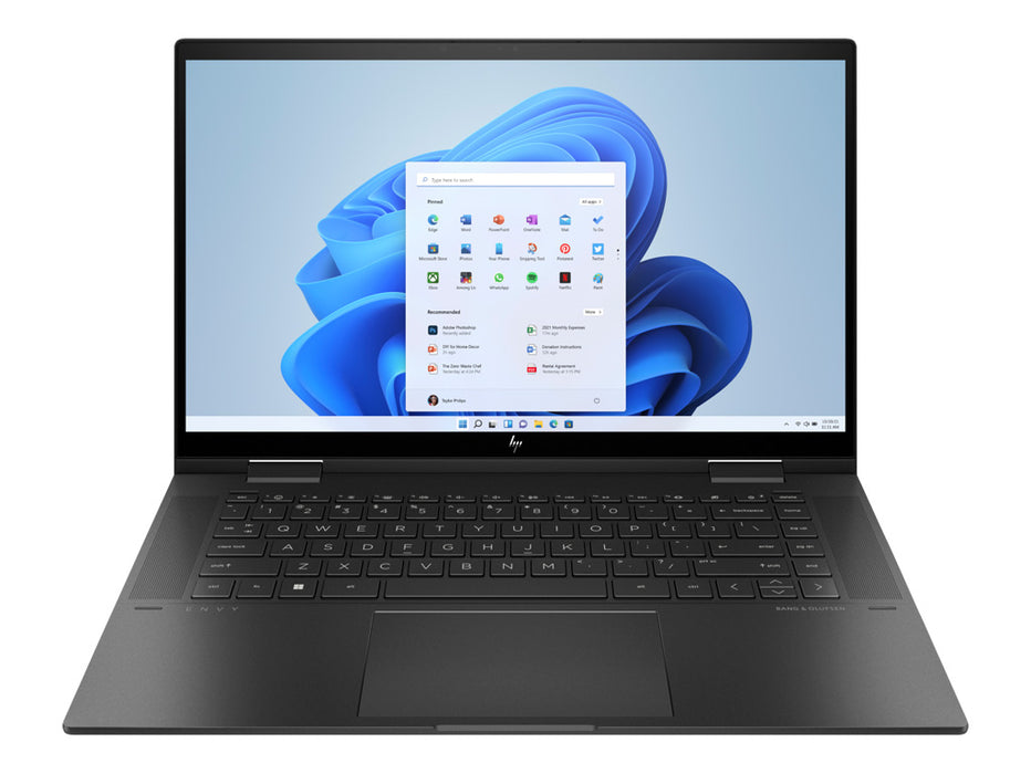 HP ENVY X360 15t Convertable Laptop, i7-1255U, 16GB, 512GB NVMe, 15.6 Touchscreen FHD, RTX 2050 4GB, HP Pen, Win 11, Nightfall Black | 549V9AV-1