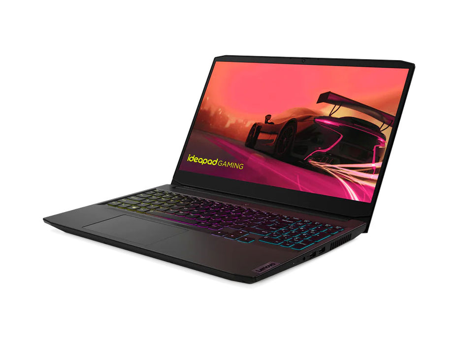 Lenovo IdeaPad 3 Gaming Laptop, AMD Ryzen 5 5600H, 8GB 256GB SSD, 15.6 FHD IPS, RTX 3050 Ti 4GB, Windows 11, Shadow Black | 82K201XCUS