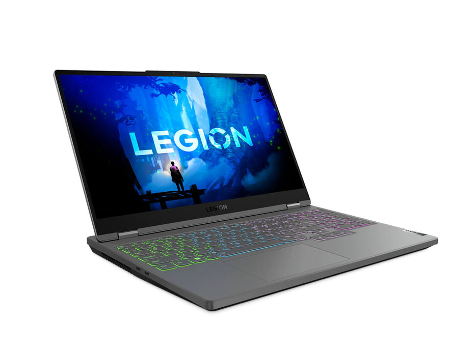Lenovo Legion 5 15IAH7H Gaming Laptop, i7-12700H, 16GB, 1TB SSD, 15.6 WQHD 165Hz, RTX 3060 6GB, RGB Arabic KB, DOS , Storm Grey | 82RB00BHAX